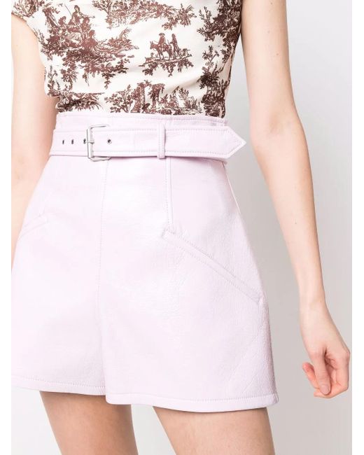 Shorts con cinturón Philosophy Di Lorenzo Serafini de color Pink