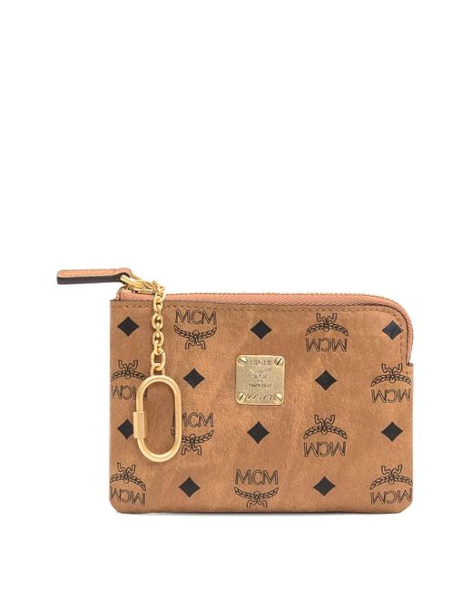 Tarjetero Aren Visetos mini MCM de color Brown