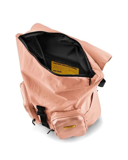 Crash Baggage Pink Soft Rucksack 2.0 Buckle-Fastening Backpack