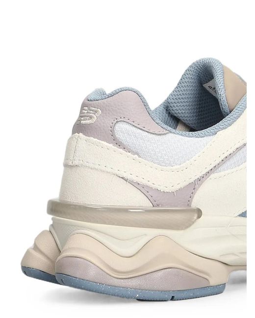 New Balance White 9060 Sneakers
