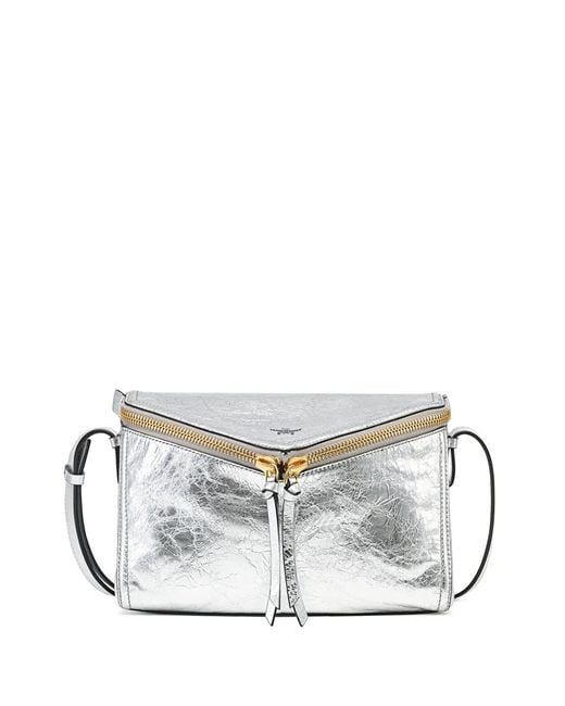 MCM White Diamant 3D Shoulder Bag