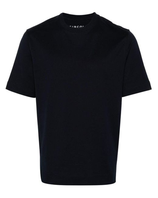 Circolo 1901 Pikee-T-Shirt mit Rundhalsausschnitt in Black für Herren