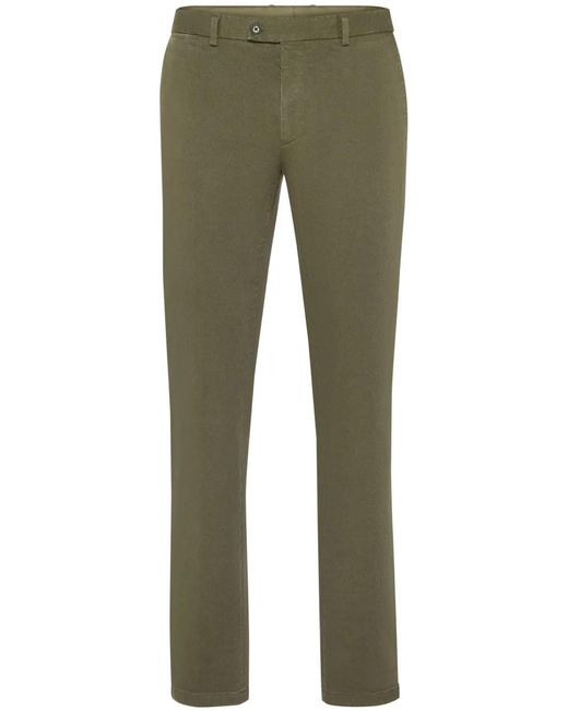 Philipp Plein Green Straight-Leg Chinos for men