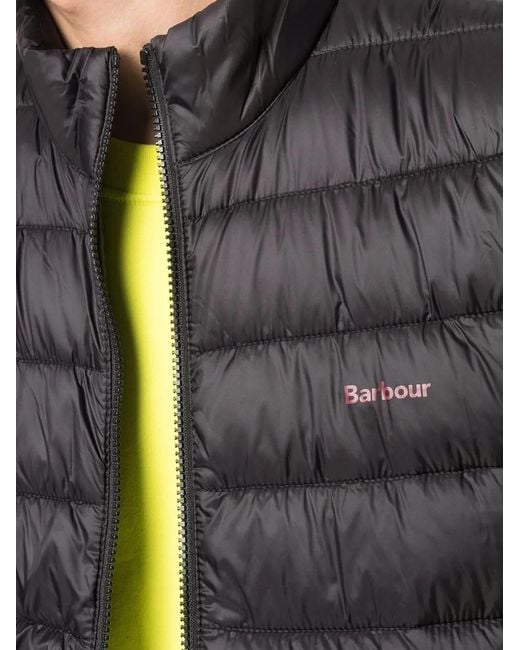 Chaleco Acolchado Con Logo Barbour de hombre de color Black