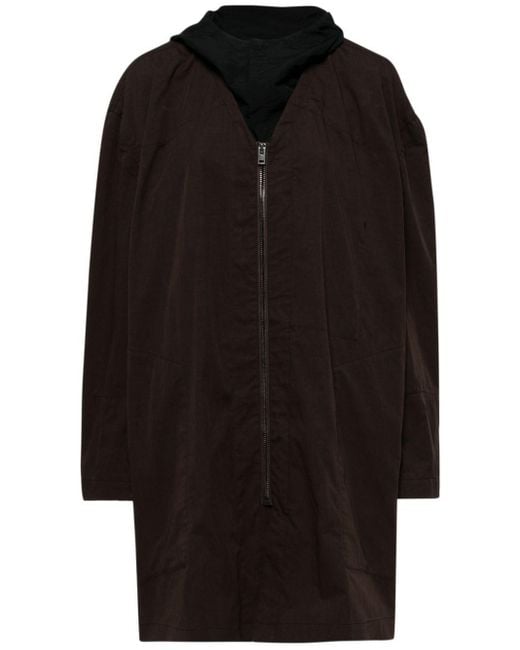 Detachable-hood parka coat Lemaire de color Black