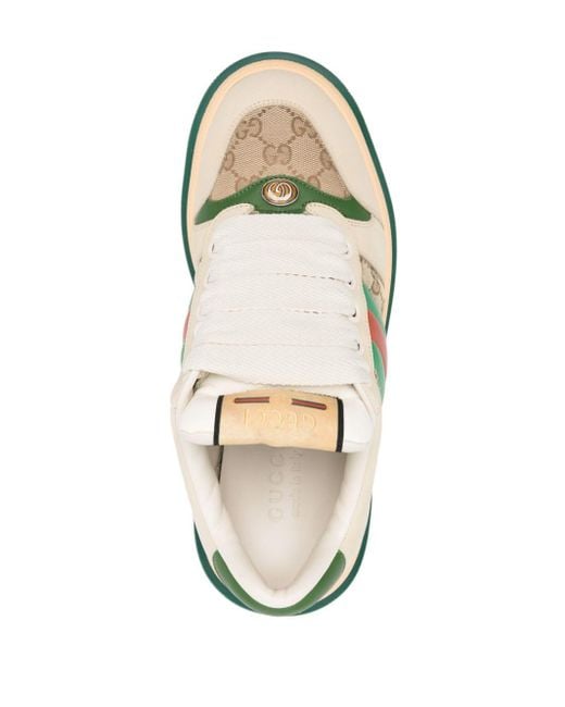 Sneaker Screener Con Nastro Web di Gucci in Multicolor da Uomo