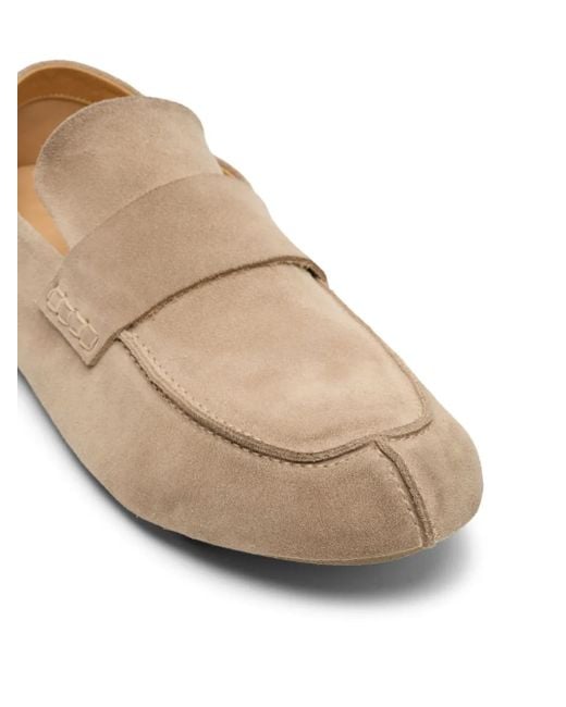 Marsèll Natural Toddone Suede Loafers for men