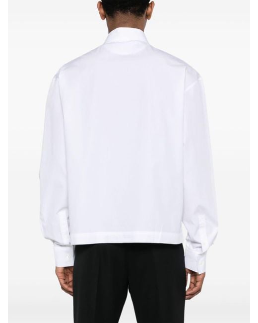 Jacquemus La chemise Papier Hemd in White für Herren