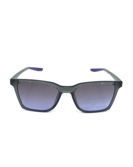Nike Blue Bout Rectangle-Frame Sunglasses for men