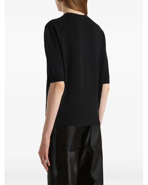 Khaite Black Faye Top