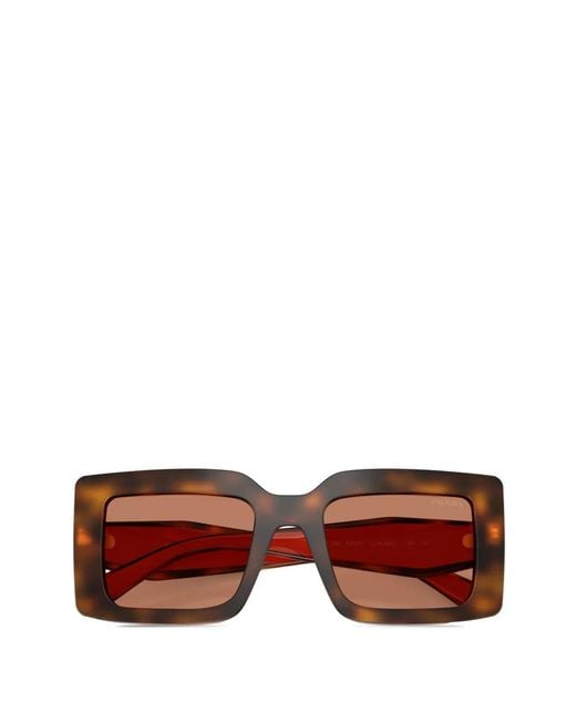 Prada Pink Lunettes De Soleil À Monture Effet Écaille De Tortue