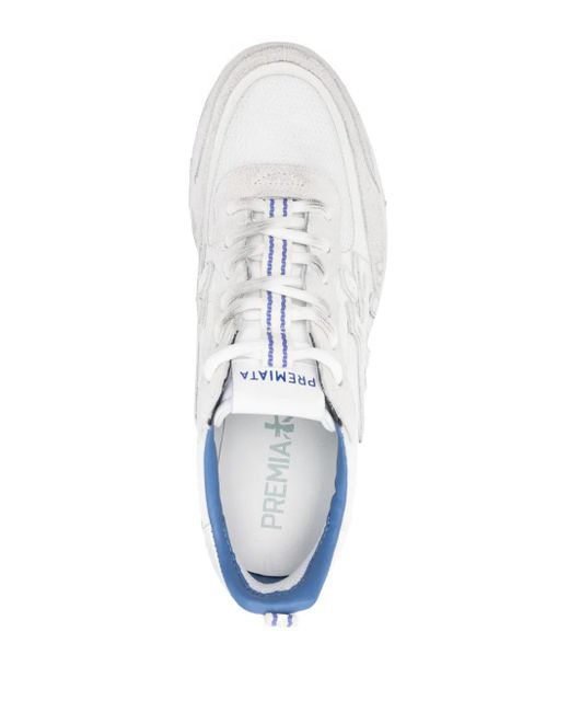 Premiata White Nous 6657 Sneakers for men