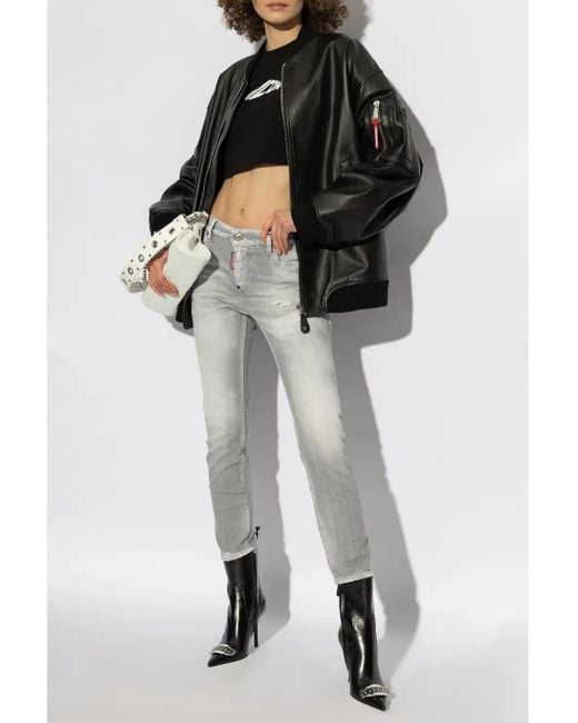 DSquared² Gray Jennifer Jeans