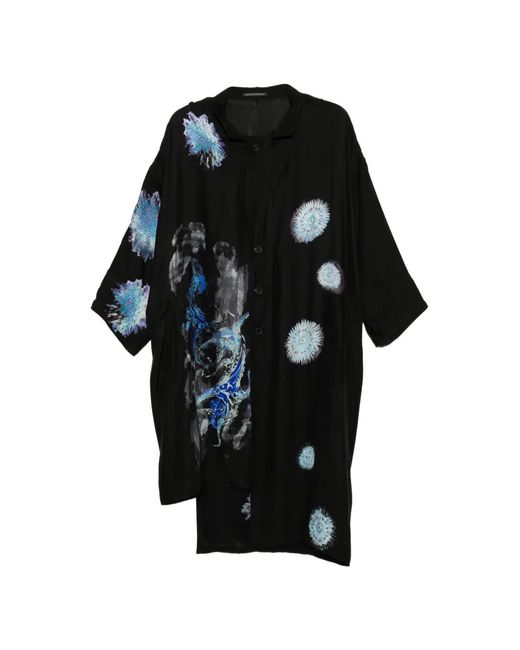 Yohji Yamamoto Black Sea-Creature Printed Jacket for men