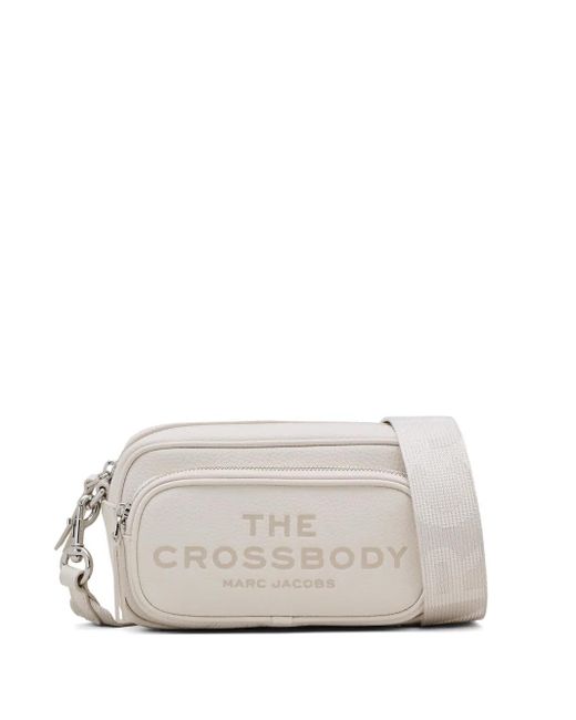 El bolso de hombro de cuero cruzado Marc Jacobs de color White