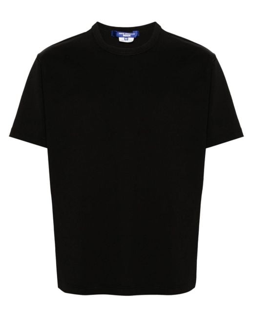 Junya Watanabe Black Round-neck Short-sleeve T-shirt for men