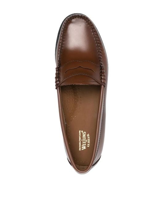 G.H.BASS Brown Weejuns Penny Loafers