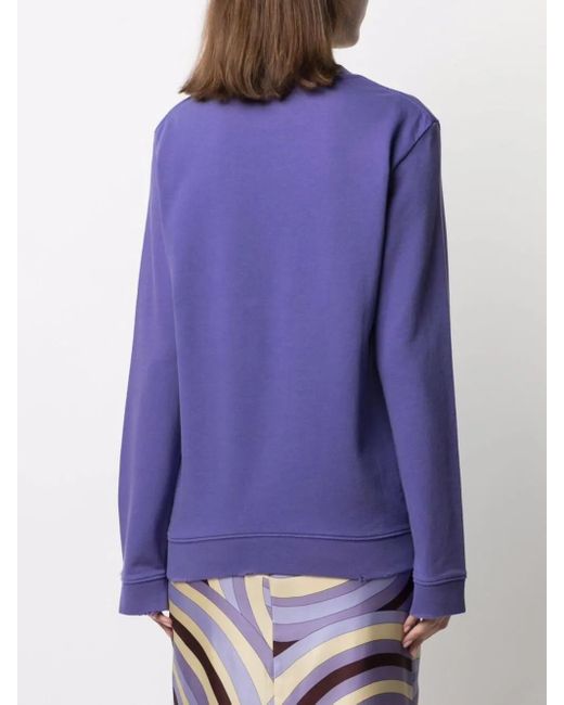 Raf Simons Blue Photograph Print Sweatshirt