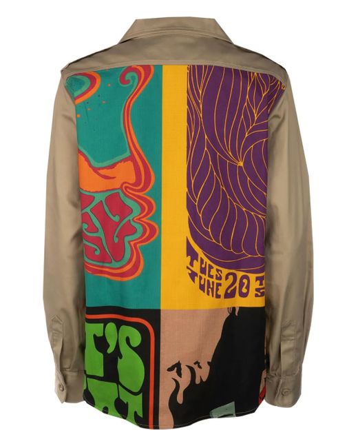 Department 5 Brown Patch-Pocket Shirt