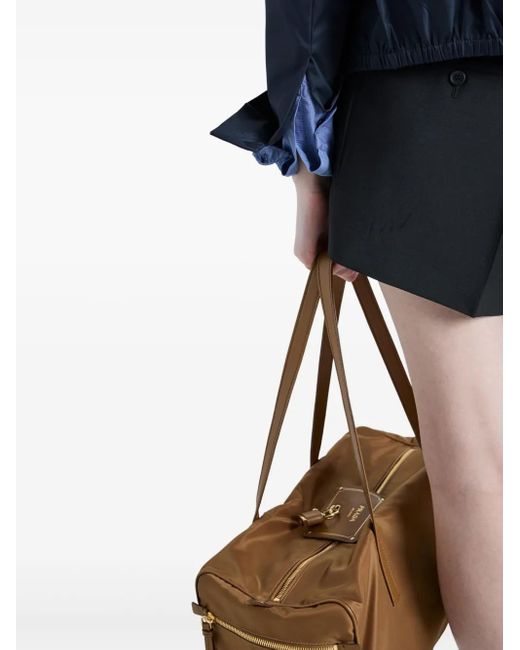 Prada Bomberjack Met Rits in het Blue