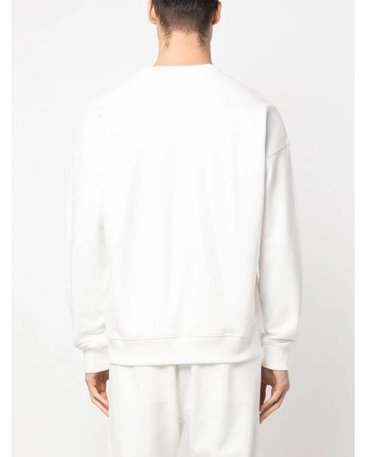 DIESEL White S-Rob-Doval-Pj Cotton Sweatshirt for men