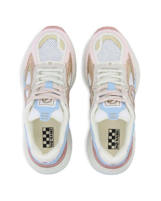 No Name White Logo Patch Sneakers