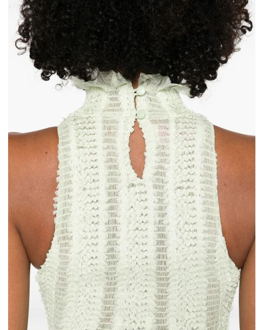 Roberta Einer Angel Midi-Jurk in het White