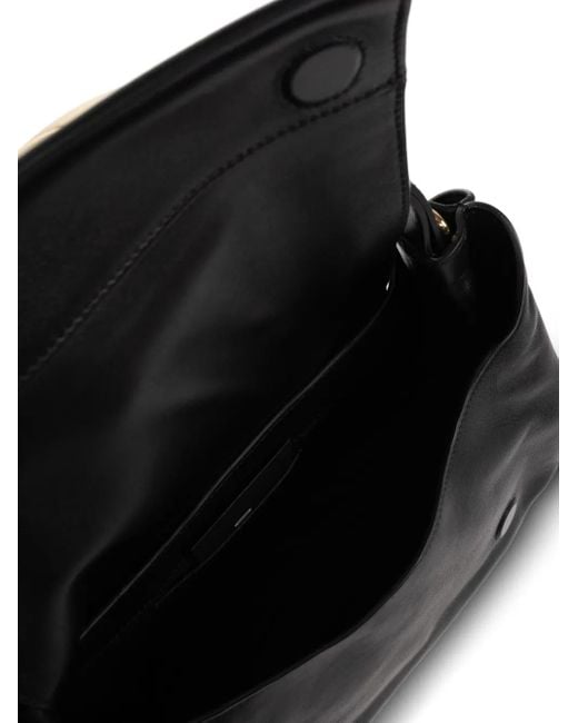 Moschino Black Handle-Detail Cross Body Bag