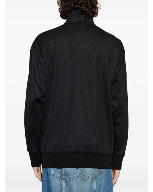 Moschino Black Zip Trim Sweater for men