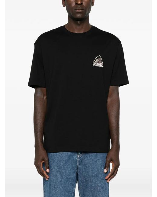 Boss Black Graphic-Print T-Shirt for men
