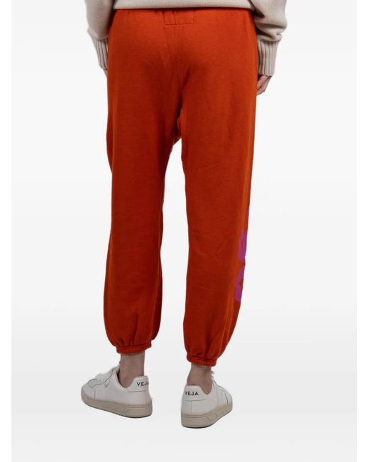 Freecity Red Logo-Print Track Pants