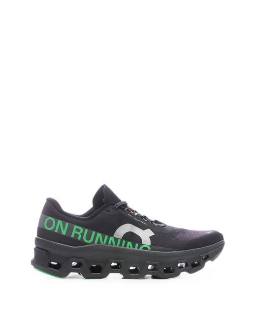 On Shoes Black Cloudmster 1 Sneakers for men