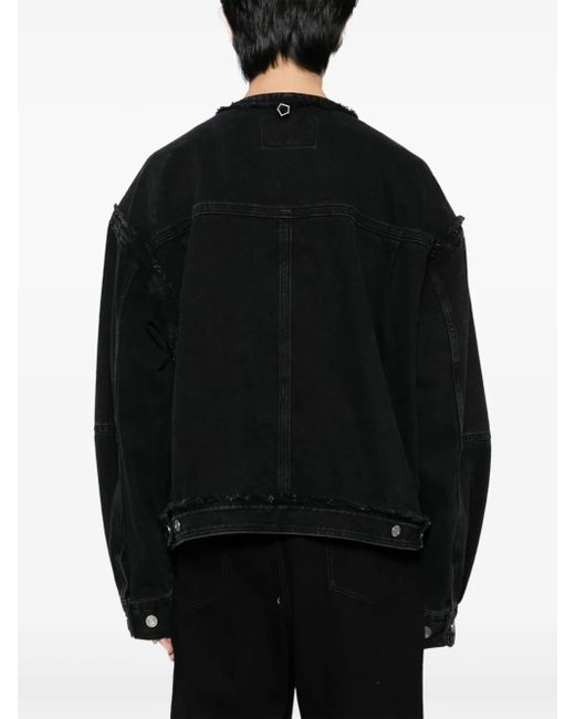 ZZERO BY SONGZIO Denim Jack in het Black voor heren