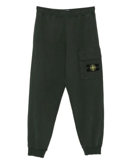 Stone Island Patch-Pocket Track Pants in Green für Herren