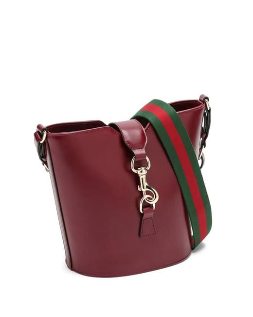 Gucci Red Mini Ancora Bucket Bag