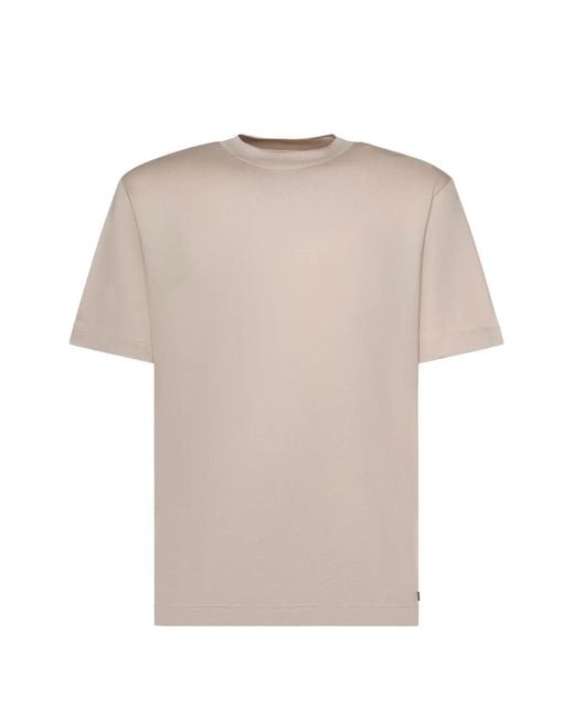 Eleventy White Crew-Neck T-Shirt for men