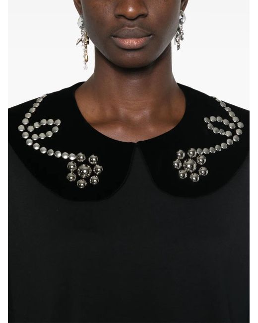 Chopova Lowena Black Saltos Mini Dress