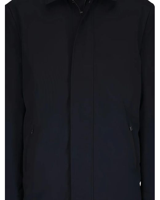 Paul & Shark Black Cashmere Coat for men