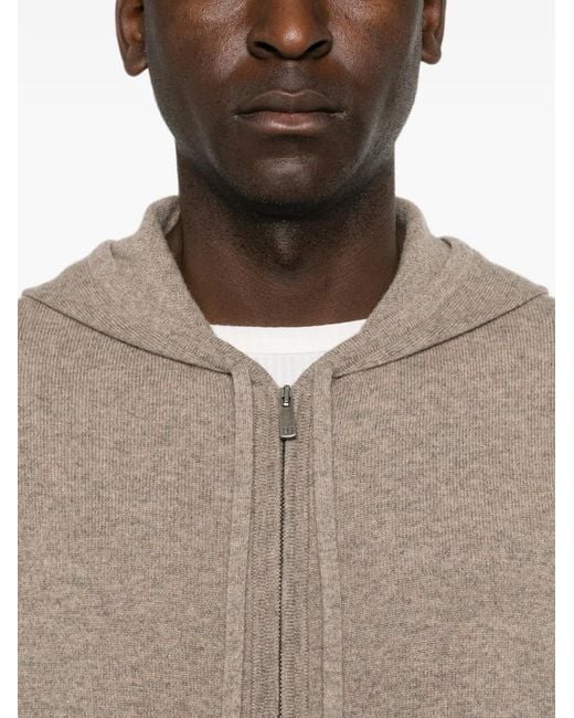 Bompard Natural Zip-Up Hoodie for men
