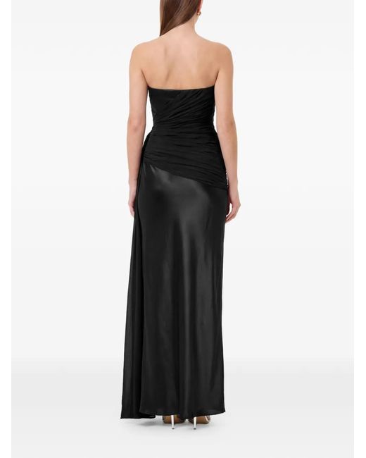 Nicholas Black Robe Longue Milena À Design Drapé