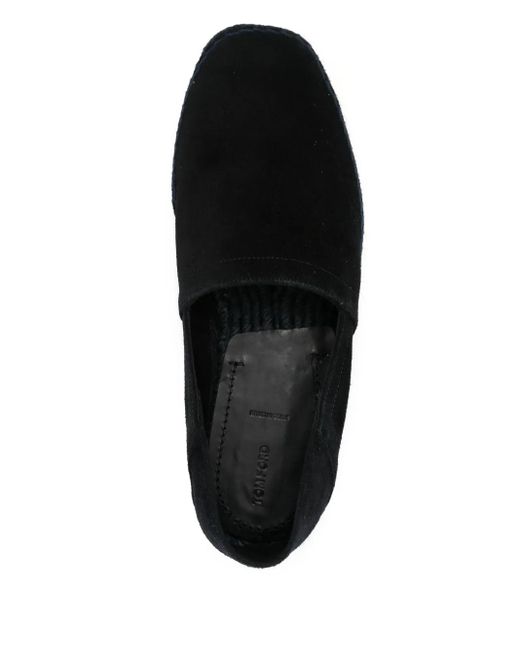 Tom Ford Black 'Barnes' Espadrilles for men