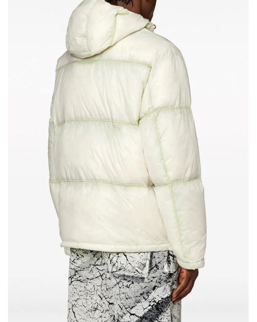 DIESEL Natural Ripstop Down Jacket for men