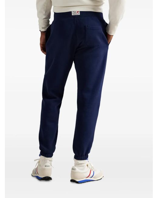 Polo Ralph Lauren Blue Logo-Print Track Pants for men