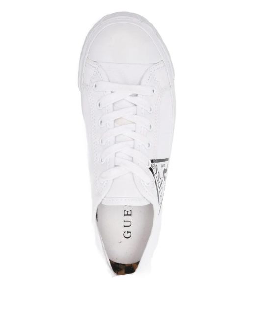 Guess ロゴ スニーカー White