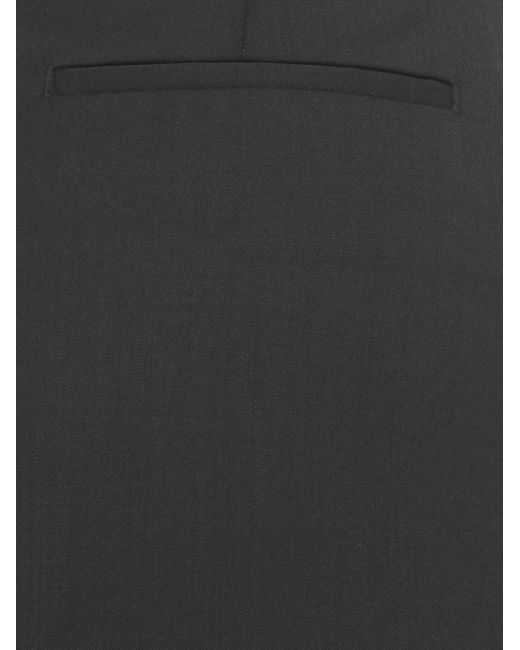 Briglia 1949 Black Pleated High-Waisted Trousers