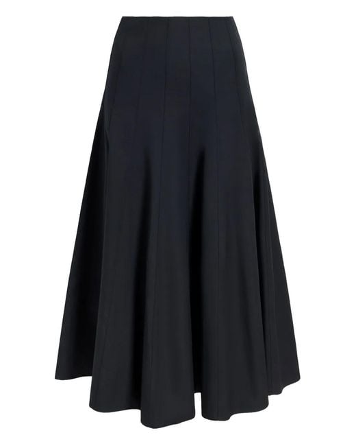 Proenza Schouler Blue Heidi Panelled Flared Skirt