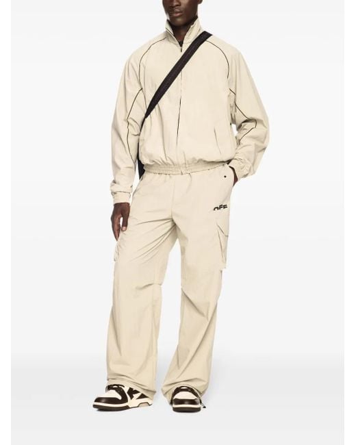 Off-White c/o Virgil Abloh Natural Shared Track Pants for men