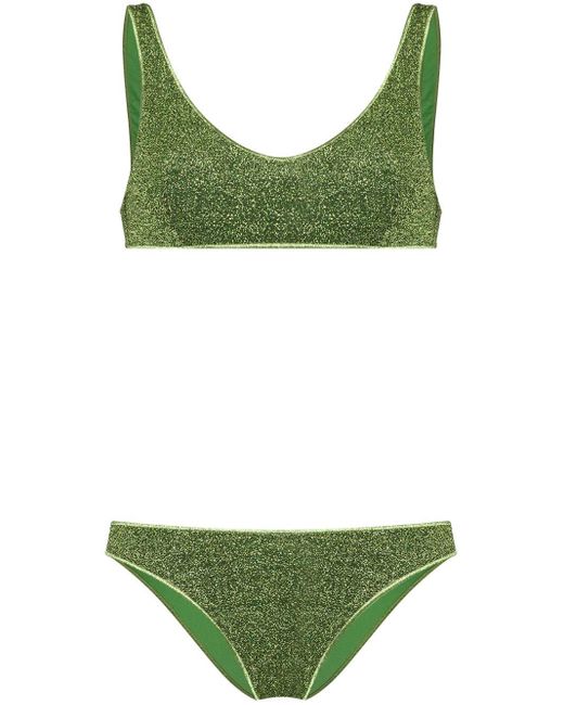 Oseree Lurex Bikini in het Green