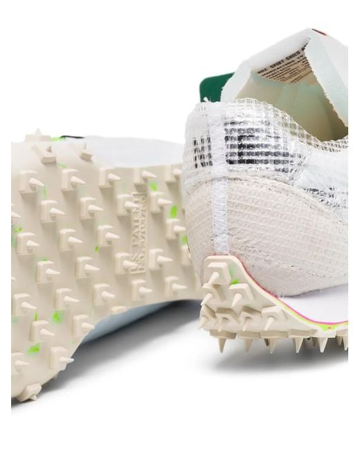 NIKE X OFF-WHITE White Waffle Racer Sp "Electric" Sneakers