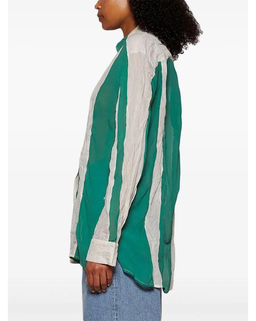 Christopher Esber Green Spliced Shirt